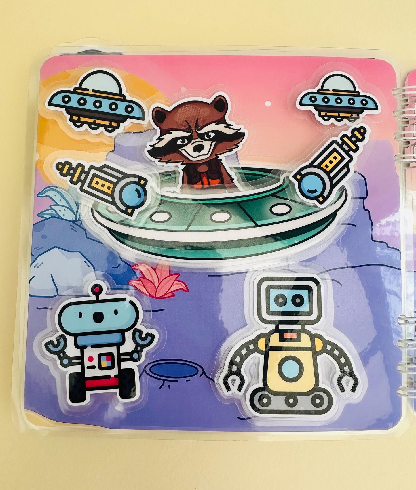 Children Velcro Book Superhero for Boys - Educational Toy
