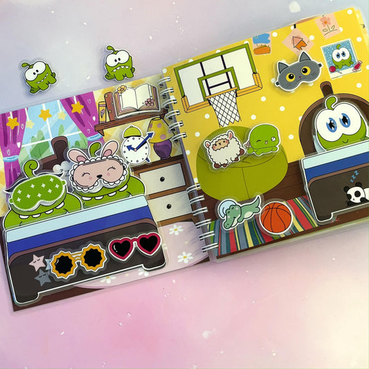 Nom-nom Cafe Sticker Book for Children - Create Your Own Adventure with Smart Details