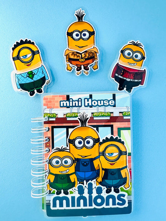 Minions' House Velcro Children's Book for Imaginative Play