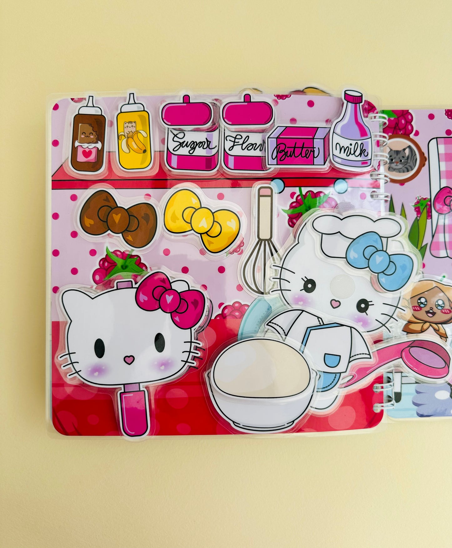 Kitty’s sweet home - Children Velcro Book Kitties Sweet Home - 21*21 cm