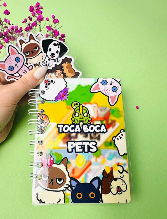 Unleash your child’s imagination with the Mini Velcro Book with Pets—a delightful and interactive playbook designed for young animal and nat