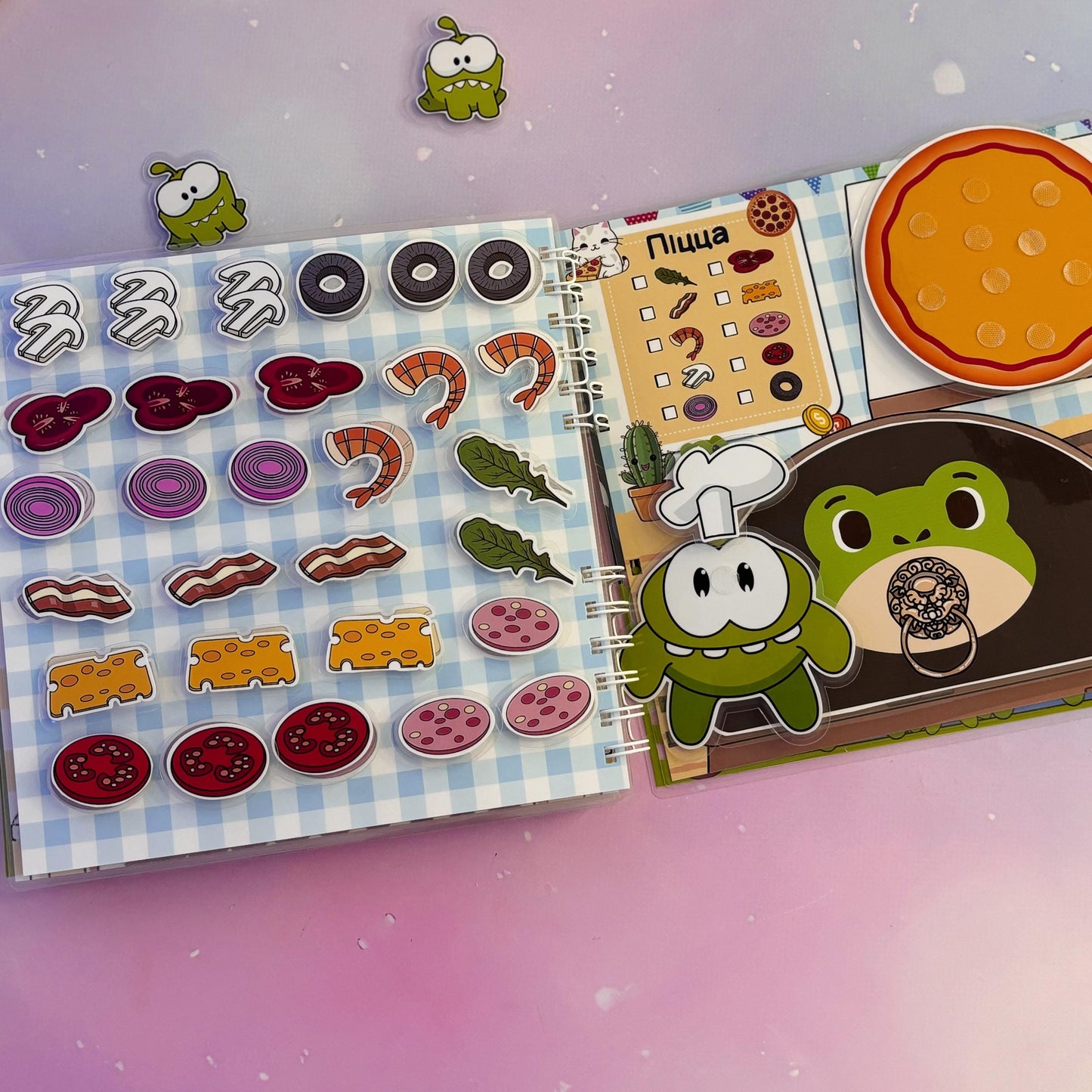 Nom-nom Cafe Sticker Book for Children - Create Your Own Adventure with Smart Details