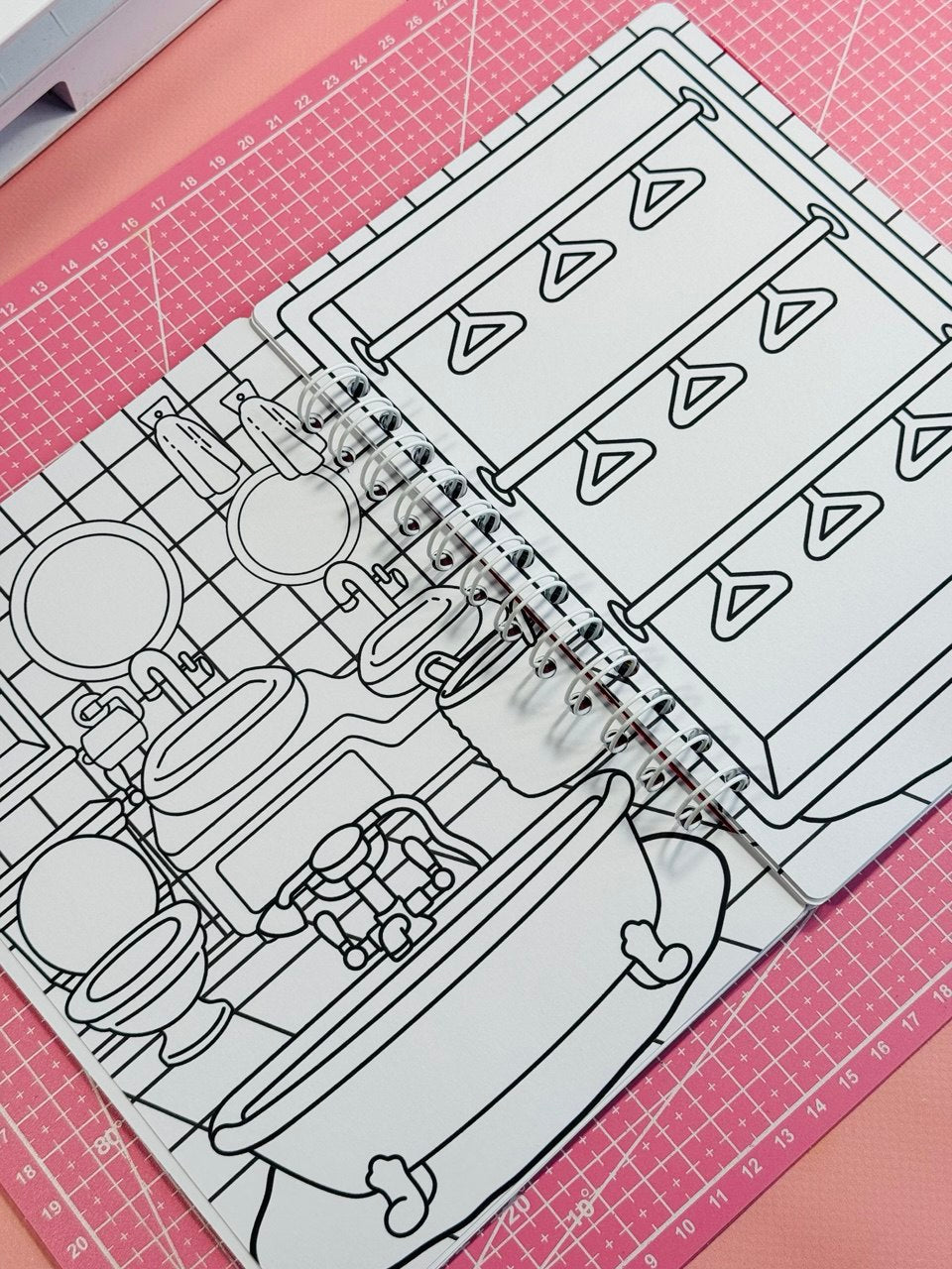 Panda Park Coloring Page for Creativity for Children with Little Heroes and Stickers - Size A5, 11 Pages of Thick Cardboard 220 Thickness